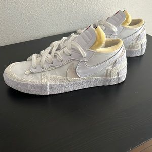 2022 Sacai x Nike Blazer Low- “White Patten”